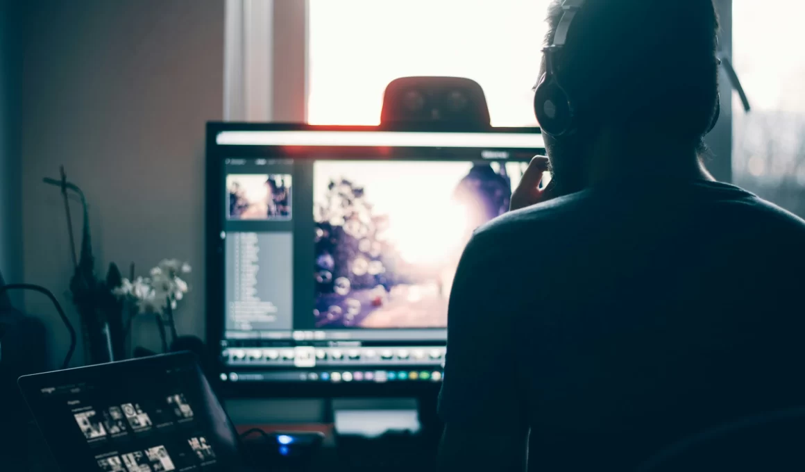 Freelancer using AI tools on laptop to improve productivity and grow online income in 2025